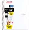 Mead Five Star Wirebound Notebook, 1 Subject, College Ruled, 11" x 8 1/2" , White - 1 Subject(s) - 100 Sheets - 100 Pages - Wire Bound - 11" x 8 1/2" 