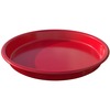 Deflecto Kids Antimicrobial Round Craft Tray - Accessories, Art, Craft - 1.61"Height x 13.07"Width x 13.07"Depth - 1 Each - Red - Polypropylene