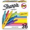 Sharpie Accent Highlighter - Chisel Marker Point Style - Assorted Pastel Dry Ink - 36 / Box