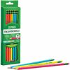 Ticonderoga Neon Pre-Sharpened No. 2 Pencils - #2 Lead - Black Lead - Neon Barrel - 18 / Box