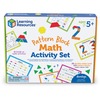 Learning Resources Pattern Block Math Activity Set - Theme/Subject: Fun - Skill Learning: Addition, Mathematics, Symmetry, Patterning, Fraction, Graph