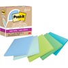 Post-it&reg; Super Sticky Adhesive Note - 350 - 3" x 3" - Square - 70 Sheets per Pad - Assorted Oasis - Removable, Repositionable, Recyclable - 5 Pad 
