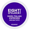 Eight O'Clock&reg; K-Cup Dark Italian Espresso Coffee - Compatible with Keurig Brewer - Dark - 24 / Box