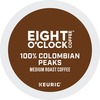 Eight O'Clock&reg; K-Cup Colombian Peaks Coffee - Compatible with Keurig Brewer - Medium - 24 / Box