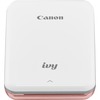 Canon IVY PV-123 Rose Gold Zero Ink Printer - Color - Photo Print - Portable - Rose Gold - 50 Second Photo - 313 x 400 dpi - Bluetooth - USB - Battery