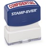 Printy Pre-inked CONFIDENTIAL Message Stamp - Message Stamp - "CONFIDENTIAL" - Red - 1 Each