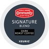 Community&reg; Coffee K-Cup Signature Blend Coffee - Compatible with Keurig Brewer - Dark - 24 / Box