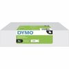Dymo D1 Electronic Tape Cartridge - 1/2" Width x 23 ft Length - Black, White - 4 / Box - Easy Peel, Durable
