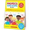 Scholastic K-2 Phonics Sing-Along Flip Chart - Theme/Subject: Fun - Skill Learning: Long Vowels, Short Vowels, Silent e, Bossy R, Blend, Diagraph, Son