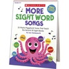 Scholastic K-2 More Sight Words Flip Chart/CD - Theme/Subject: Fun - Skill Learning: Songs, Sight Words - 1 Each