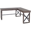 LYS L-Shaped Industrial Desk - For - Table TopL-shaped Top - 200 lb Capacity x 52.13" Table Top Width x 19.75" Table Top Depth - 29.50" Height - Assem