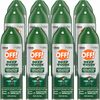 OFF! Deep Woods Insect Repellent - Spray - Kills Bugs, Ticks, Mosquitoes, Black Flies, Sand Flies, Chiggers, Fleas, Gnats - 6 fl oz - Green - 12 / Car