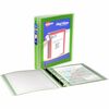 Avery&reg; Flexi-View 3 Ring Binder, 1 Inch Round Rings, 1 Chartreuse Green Binder - 1" Binder Capacity - Letter - 8 1/2" x 11" Sheet Size - 175 Sheet