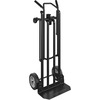 Cosco 2-in-1 Hybrid Hand Truck - 800 lb Capacity - 4 Casters - Steel - x 18" Width x 16" Depth x 46" Height - Steel Frame - Black - 1 Each