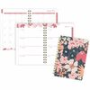 Cambridge Thicket Weekly/Monthly Planner - Small Size - Weekly, Monthly - 12 Month - January - December - 5 1/2" x 8 1/2" Sheet Size - Wire Bound - Mu