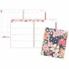 Cambridge Thicket Weekly/Monthly Planner - Large Size - Weekly, Monthly - 12 Month - January - December - 8 1/2" x 11" Sheet Size - Wire Bound - Multi