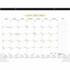Blueline Classic Gold Monthly Desk Pad Calendar - Monthly - 12 Month - January 2024 - December 2024 - 1 Month Single Page Layout - 17" x 22" Sheet Siz