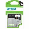 Dymo D1 Electronic Tape Cartridge - 1/2" Width x 23 ft Length - Removable Adhesive - White/Black - 1 Each - Removable, Easy Peel, Durable