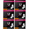 U by Kotex Ultra Thin Overnight Pads - WithWings - 6 / Carton - Absorbent, Odor-absorbing, Individually Wrapped, Anti-leak