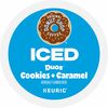 The Original Donut Shop&reg; K-Cup Iced Duos Cookies and Caramel Coffee - Compatible with Keurig Brewer - Medium - 24 / Box