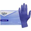 ProWorks Nitrile Powder-Free Exam Gloves - X-Large Size - Nitrile - Blue Violet - Soft, Flexible, Comfortable, Latex-free, Non-sterile - For General P