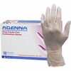 Adenna Vinyl Powder Free Exam Gloves - Small Size - Polyvinyl Chloride (PVC) - Translucent - Latex-free, Comfortable, Non-sterile - For Examination, I