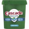 Cascade Complete Fresh ActionPacs - 22.50 oz (1.41 lb) - Fresh Scent - 43.0 / Pack - 6 / Carton - Phosphate-free - Green
