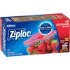 Ziploc&reg; Stand-Up Storage Bags - 1 quart Capacity - Blue - 38/Box - Kitchen, Storage