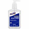 Genuine Joe Hand Sanitizer Gel - Neutral Scent - 8 fl oz (236.6 mL) - Pump Bottle Dispenser - Kill Germs - Hand - Moisturizing - Clear - 12 / Carton