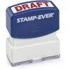 Trodat Stamp-Ever Pre-Inked DRAFT HERE Stamp - "DRAFT" - 0.55" Impression Width x 1.50" Impression Length - Red - 1 Each