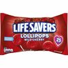 Spangler Lifesavers Wild Cherry Lollipops - Wild Cherry - 12 / Carton