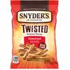 Office Snax Twisted Seasoned Pretzel Sticks - Butter, Onion, Garlic, Crunch - 2.25 oz - 36 / Carton
