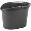 O-Cedar Easy Pour Bucket - 3 gal - Splash Resistant, Durable, Handle - Plastic - Gray - 1 Each