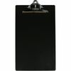Saunders Smooth Aluminum Clipboard - Storage for Paper - 8 1/2" x 14" - Aluminum - Black - 1 Each