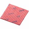 Vileda Professional Breazy Microfiber Cloths - 13.78" Length x 13.78" Width - 25 / Pack - Washable, Hygienic - Red