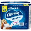 Charmin Ultra Soft Bath Tissue - 2 Ply - 224 Sheets/Roll - White - 18 / Pack