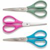 U Brands U-Eco Scissors - 9.5" Overall Length - Left/Right - Stainless Steel - Blunted Tip - Assorted - 3 / Pack