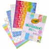 Crayola Pastel Cardstock - Greeting Card, Gift, Cardmaking, Decoration - Patterns - 25 / Pack - Assorted Pastel