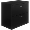 NuSparc 2-Drawer Lateral File - 30" x 17.6" x 27.7" - 2 x Drawer(s) for File - Letter - Lateral - Interlocking, Anti-tip, Ball Bearing Slide, Ball-bea