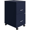 NuSparc Mobile File Cabinet - 14.2" x 18" x 26.5" for File - Letter - Mobility, Locking Drawer, Glide Suspension, 3/4 Drawer Extension, Cam Lock, Nonp