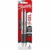 Sharpie S-Gel Pens - Bold Pen Point - 0.7 mm Pen Point Size - Metallic Black - Metallic Black Barrel - 2 / Pack