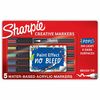 Sharpie Creative Markers, Water-Based Acrylic Markers, Brush Tip - Brush Marker Point Style - Assorted Water Based Ink - 5