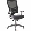 Lorell Conjure High-Back Swivel/Tilt Office Chair - Fabric, Polyurethane, Molded Foam Seat - High Back - Black - Armrest - 1 Each