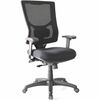 Lorell Conjure High-Back Office Chair - Fabric Seat - High Back - Black - Armrest - 1 Each