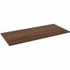 Lorell Multipurpose Tabletop - 30" x 66" x 1" - Band Edge - Walnut, Laminate Table Top - For Conference Table, Office