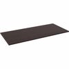Lorell Multipurpose Tabletop - 30" x 66" x 1" - Band Edge - Espresso, Laminate Table Top - For Conference Table, Office