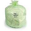 Heritage BioTuf Trash Bag - 64 gal Capacity - 47" Width x 60" Depth - 1 mil (25 Micron) Thickness - Green - Bioplast - Can, Food Waste, Industrial