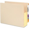 Smead End Tab File Pocket, Reinforced Straight-Cut Tab, 5-1/4" Expansion, Fully-Lined Gusset, Letter Size, Manila, 10 per Box (75174) - 8 1/2" x 11" -