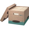 Bankers Box Recycled R-Kive File Storage Box - Internal Dimensions: 12" Width x 15" Depth x 10" Height - External Dimensions: 12.8" Width x 16.5" Dept