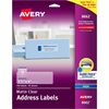 Avery&reg; Easy Peel Inkjet Printer Mailing Labels - 1 21/64" Width x 4" Length - Permanent Adhesive - Rectangle - Inkjet - Clear - Film - 14 / Sheet 